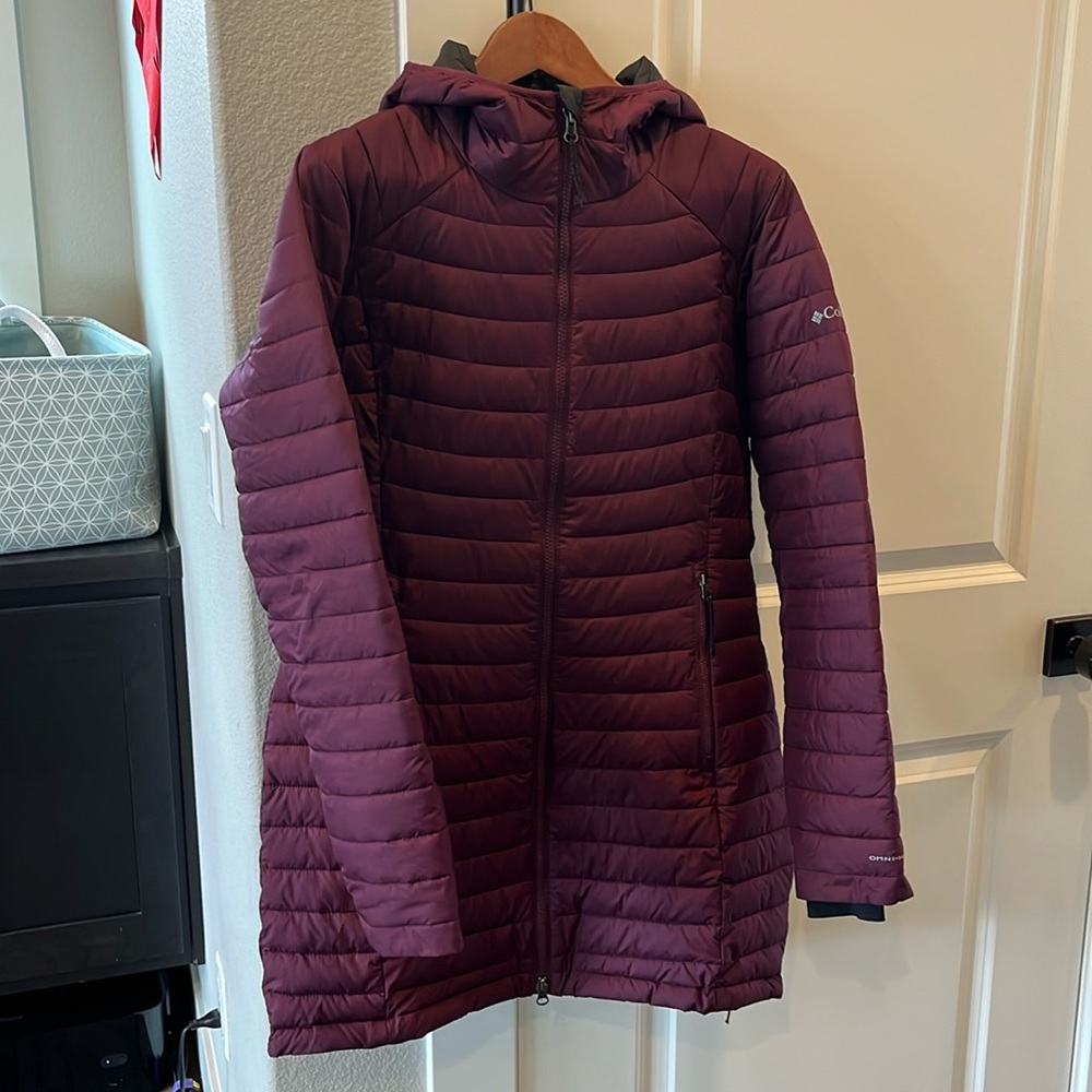 Columbia women’s Omni heat long jacket